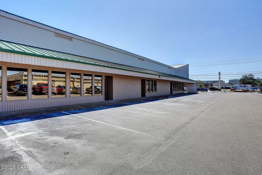 Updated commercial office space available on 23rd Street near Gulf Coast Medical Center, Wal Mart, and more major retailers etc. Unit F contains lobby, reception, exam rooms, restrooms. Various layouts available that will meet most business or professional needs.