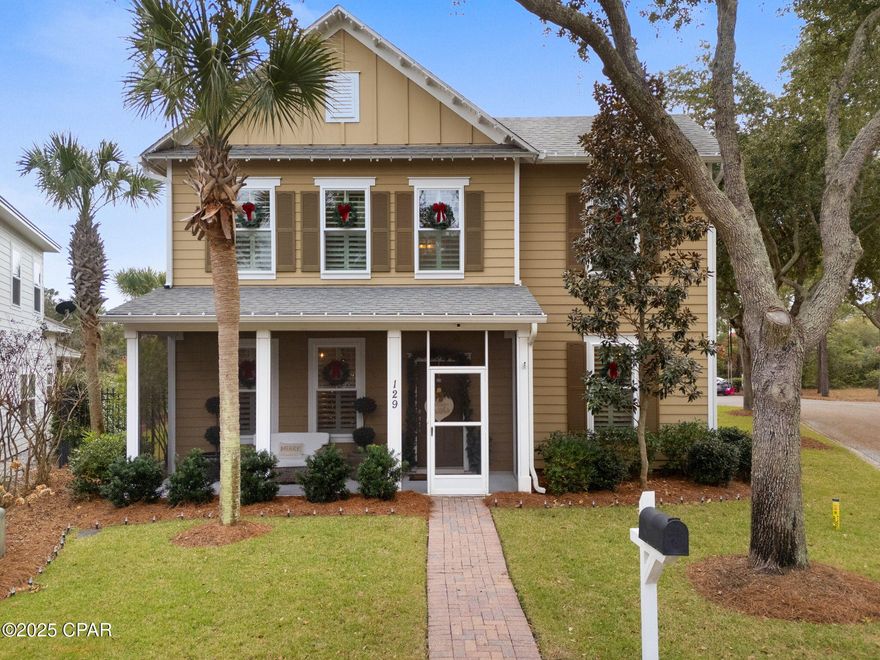 From the moment you arrive, this home offers a welcoming first impression. Built by Beazer Homes, it features a rare floor plan on a larger lot, setting it apart from surrounding homes.

Inside, you'll find modern touches, high ceilings, crown molding, and a first-floor primary suite. The kitchen opens naturally to the main living area, creating an easy flow for everyday living and entertaining.

Recent improvements include a new HVAC system and added gutters, while plantation shutters throughout remain a timeless, luxury feature. Outdoor spaces include a screened front porch, a screened breezeway leading to the garage, and an additional storage shed.

Located in a community with great amenities, fiber internet, and a convenient west end Panama City Beach location, this home is one you'll want to see in person. Schedule your showing today.