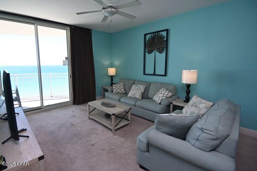 Stunning Gulf-Front Condo at Aqua - Unit #1708
15625 Front Beach Road, Panama City Beach, FL 32413

Experience luxury coastal living at the highly-desired Aqua in the heart of Panama City Beach. This beautifully appointed 1BR + Bunkroom / 2BA Gulf-front condo offers breathtaking views of the emerald waters and sugar-white sands from the private balcony and spacious master suite.

Step inside to a bright, open floorplan with a wall of windows showcasing panoramic Gulf views. The kitchen features granite countertops, a breakfast bar, and ample cabinetry, opening to the dining and living areas—perfect for entertaining or relaxing after a day on the beach.

The oversized master bedroom boasts direct balcony access and a serene Gulf outlook, while the ensuite bath includes a garden tub and separate shower for resort-style comfort. A private bunkroom and second full bathroom provide excellent sleeping capacity for family or guests, making this an ideal vacation home or rental investment.

Aqua offers world-class amenities including indoor/outdoor pools, hot tub, fitness center, poolside café, elegant lobby, and convenient beach access. Located just steps from Pier Park, shopping, dining, and entertainment.

Whether you're seeking a full-time beach residence, or vacation getaway, this unit delivers coastal luxury and unbeatable location.

Buyer to verify all information.