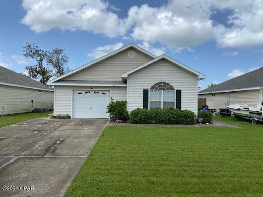 'CURRENTLY UNDER CONTRACT, SELLER ACCEPTING BACKUP OFFERS'   Interior photos coming soon.  Charming home perfect for retirees or first time homeowner.  This property features three bedrooms and two baths with garage.  

*All important listing information should be verified.