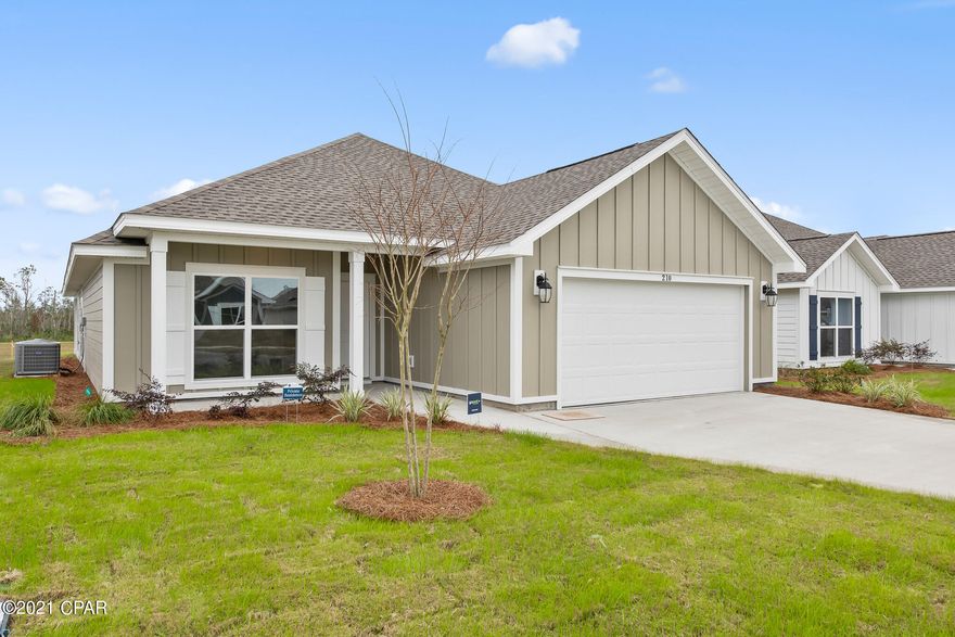 New construction by Truland Homes in Callaway.   Nice 4 bedroom, 2 baths, bonus room, island kitchen and 2 car garage.  This home features the Ring Doorbell, SMART Things Hub, Nest energy-efficient thermostat, an open floor plan, 10' high ceiling in the main living areas and a 9' tray ceiling in the master suite.  Ceiling to floor windows, vinyl plank floors, granite countertops and so much more throughout the home.  This home has a gas stove, tankless water heater (GAS) front and back porch, landscaped yard with a sprinkler system, and backyard overlooking the pond.