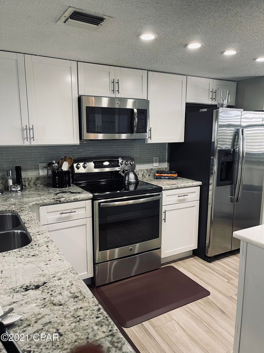 Gulf front 3 bedroom 3 bath in a very desirable location & property.