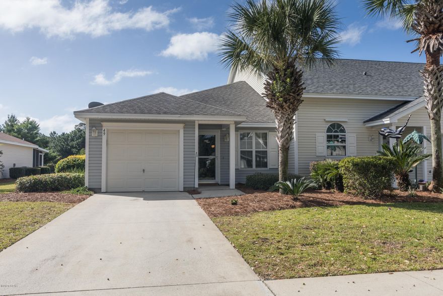 Here's your chance to own a beautiful townhouse in Palmetto Trace. This 2BR/2BA townhome comes with a 1 car garage and screened porch. There is tile in living & kitchen area. Bedrooms feature vinyl plank flooring. All kitchen appliances covey, including washer and dryer. 

Palmetto Trace is a family-friendly community with tree lined streets, sidewalks, and two community pools.  Palmetto Trace is close to everything! Minutes to Pier Park, Frank Brown Sports Complex, schools, golf courses, beach and more! All info is approx. and must be verified by Buyers if important.
