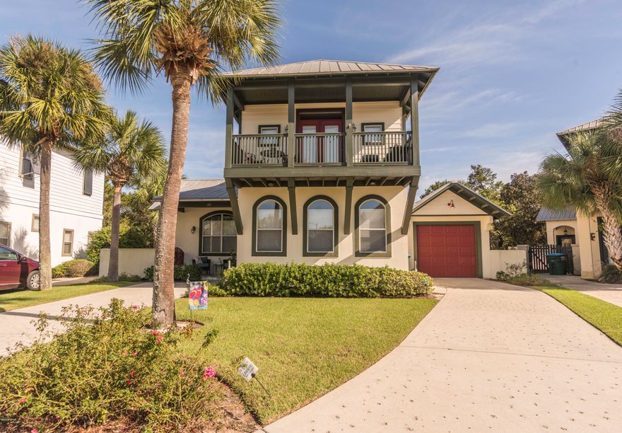 Fully furnished West end of PCB beauty!  This home in The Lakes at Summer Breeze is walking distance to beach access #66 and only a few minutes to Pier Park. This beach home boasts a fully updated and exquisite open floor plan with granite counter tops, freshly painted walls, extra storage space, balcony in second bedroom, master bedroom on first floor, and comfortable high-end furniture. Each bedroom has it's own attached full bathroom! Home is beautifully decorated in shabby chic beachy decor! Relax on the private back patio under the unique gazebo and enjoy beach life! Need a pool? The community pool is just what you need to cool off on those hot summer days. The garage is extra long and will fit one car and a golf cart with extra storage if needed