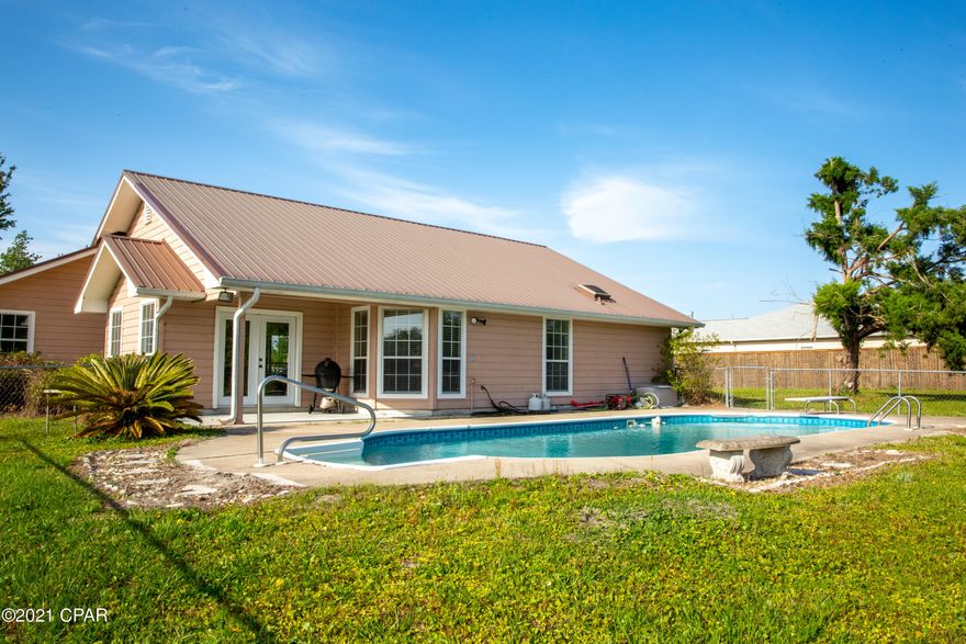 Let's talk about this Stunning Deerpoint Estates 3 bedroom, 2 bathroom home with an Office that is perfect for those looking for Entertainment, a decent size lot, and a POOL for your backyard with a Brand New Pool Pump! There is a small workshop in the backyard to store your landscaping tools or the pool toys for the kids. Brand New Carpet in every room, along with New Appliances, light fixtures, and replaced electrical outlets! This one will not last long at all so book your showing ASAP with your favorite realtor.