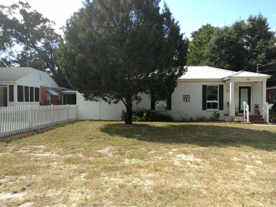 THIS IS THE CUTEST ST. ANDREWS COTTAGE I'VE LISTED! Contingent but continuing to show- will accept back up offer. Right in the middle of Hip St. Andrews! bike to Hunts Oyster Bar, Uncle Ernie’s, Shrimp Boat, antique and art studios, Floropolis Art Mecca. Join the Mardis Gras parade, Pirate Invasion, Christmas Boat Parade of Lights. Walk to see the fireworks over St. Andrews Bay! Tons of work done, upgrades, metal roof in 2012, plumbing and electrical upgraded appx 1992. Effective Year Built 1992! Amazing Cottage/Workshop with metal roof built in 2012 in back near fire pit. It’s ready for electric and plumbing. Great art studio, guest house or workshop. If you want to live in a beautiful little cottage with an amazing back yard full of surprises or own the Perfect St. Andrews Vacation Home- It won't get any better than this for the price.Move in ready! The owner took out dishwasher to use it for extra storage space, but you can just put a dishwasher right back in as all plumbing and electrical is in place. Home of a professional painter and craftswoman. Her creativity has resulted in a fairy tale home and property. Due to the loss of her husband, the wonderful cottage out back never got electrical or plumbing. But over $30,000 was put into this building and fencing and that does not include labor! Metal roof. If you are shopping for a St. Andrews Cottage or Vacation Home Look No Further. We are the hottest area in Bay County. Why retire or have your vacation home at the Beach battling the tourists for road space when you can live in St. Andrews- a wonderful Bay Front Community with a beautiful Marina that hosts farmers markets, concerts and shows.