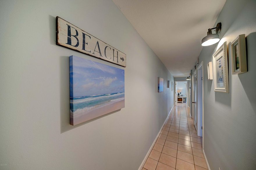 This vacation rental machine has hall bunks & easy beach access! No elevators or stairs - just walk right out your back door to enjoy the pools and beautiful sandy beaches of Panama City Beach! Tiled flooring throughout, brand new refrigerator 2019, new comfy furniture and updated paint throughout 9/2019. All hurricane repairs completed. The Summit condominium resort is an all time favorite with tourists, close to everything needed, fun restaurants, waterparks, so many attractions, easy shopping, a few miles to Pier Park, a couple of miles to St Andrews State Park, close to marinas and boat ramps. The amenities at The Summit includes two pools, two hot tubs, and poolside tiki bar. From this unit the popular Bikini Bob's oceanfront restaurant is just steps away.