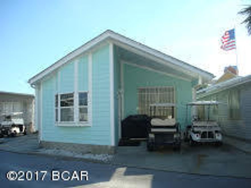 Quality built, 3 bedroom, 2 bath home located in one of the most popular resorts in Panama City Beach.  This home was built by a high quality local builder featuring hardi board siding, fully handicap accessable, open concept including a laundry room and ICE MAKER!  The home is right next to a golf cart path for a little more room from neighbors. Venture Out is a Golf cart community, fishing, boat launch, boat dock, mini golf, tennis, 2 salt water pools and 1 is heated, shuffle board, basketball, lighted tennis courts, 300 feet of dedicated beach, 1000 feet on Grand Lagoon which leads to the Gulf for the fishing enthusiast,  gated community with 24 hour roving security.
