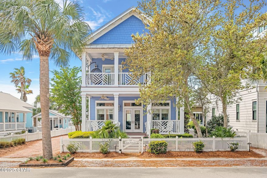Currently under contract, SELLER WILL CONSIDER BACKUP OFFERS. Welcome to your dream coastal retreat at 135 Parkshore Drive, situated in the heart of the sought-after Carillon Beach community in Panama City Beach, FL. This meticulously maintained home offers a perfect blend of elegance and comfort, proving to be a smart choice for those seeking a serene yet vibrant lifestyle.

Step inside to discover a beautifully updated space brimming with charm across its 1,746 square feet. The home features a flexible layout with three spacious bedrooms, four luxurious bathrooms, and an additional ground floor bunkroom—ideal for guests or as a versatile space for your needs. Every detail has been thought of, down to the electric car charging station for you and your guests.

The interior welcomes you with fresh updates that include modern finishes and a design that caters to both relaxation and entertainment. The open-concept living areas flow seamlessly, creating a warm, inviting atmosphere throughout.

Outside, embrace the fantastic location within Carillon Beach—a gated community renowned for its amenities. With eight beach walkovers, four inviting pools, and scenic trails, this neighborhood is perfect for walking, biking, swimming, and boating enthusiasts. Explore the vibrant Downtown Carillon, where shops and restaurants await, or enjoy the natural beauty next door at Lake Powell and Camp Helen State Park.

Nestled on a low-maintenance 3,988 square foot lot, this home offers an ideal blend of community and privacy, making it a true haven for those looking to enjoy the best of Florida's coastal living. Whether you're sipping coffee on the porch, strolling through the community's scenic spots, or enjoying a day at the beach, this property promises a lifestyle that's both smart and personable.

Additionally, this property presents a fantastic opportunity as a short-term rental, offering potential for lucrative returns. With its desirable location and exceptional amenities, it's perfectly poised to attract vacationers looking for a memorable beachside getaway.

Discover the joys of life at 135 Parkshore Drive—your perfect beachside sanctuary awaits!