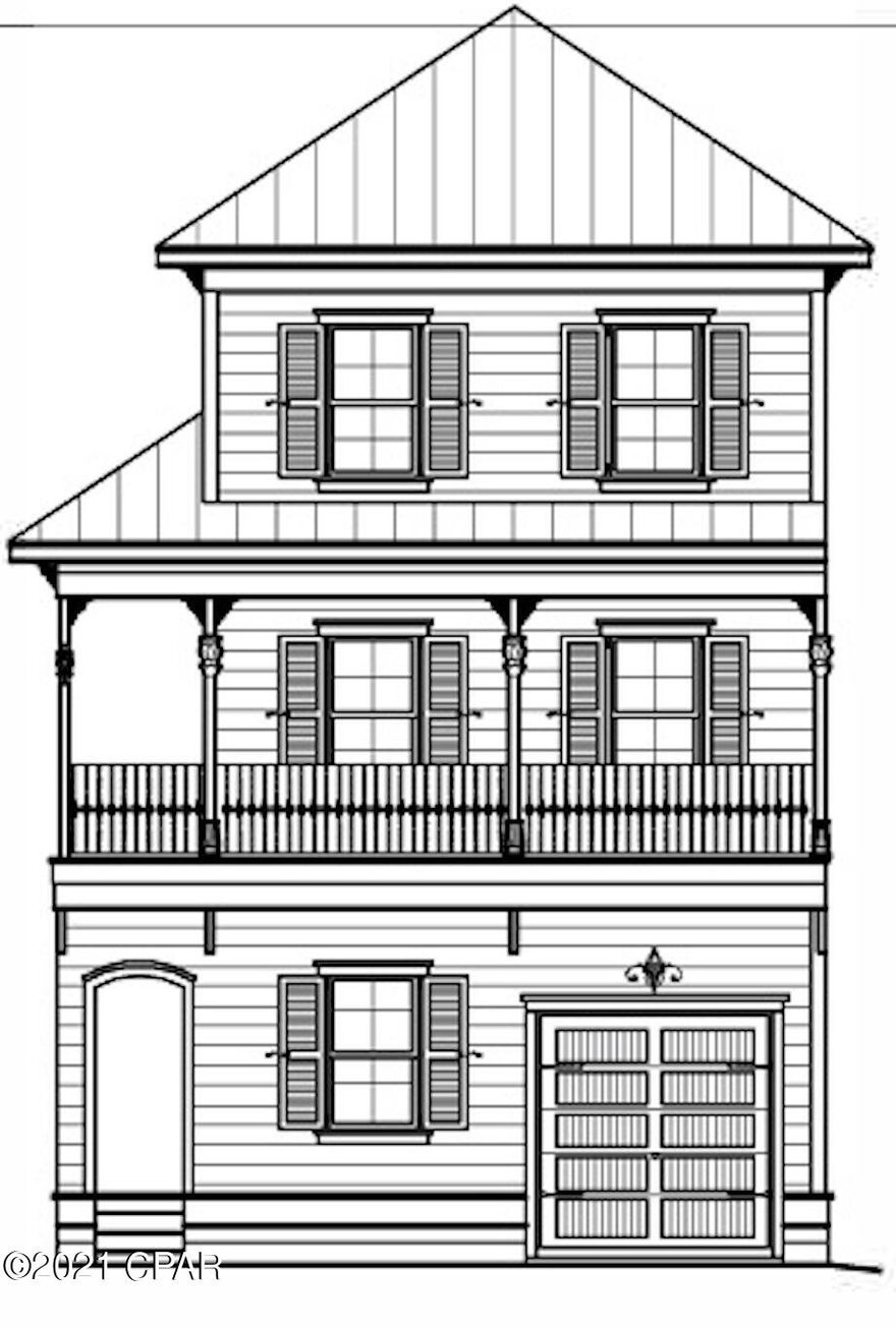 Welcome to LAGOON MANOR community, a quaint cul-de-sac of 12 unique 'to be built' homes! **POTENTIAL INVESTMENT OPPORTUNITY!**ONLY 0.5 MI TO PUBLIC BEACH ACCESS 24! This neighborhood backs up to the beautiful SIGNAL HILL GOLF COURSE! Enjoy close proximity to tons of family-friendly entertainment in the heart of Panama City Beach! The 'Ophelia' house plan offers 3 spacious bedrooms, an office and loft space, a large Great Room for entertaining large parties, and a beautiful wrap around balcony to enjoy evening sunsets. Additional features of the home include metal roof, GE stainless steel appliances, extra linen closet/storage, 10ft ceilings, granite sinks, Luxury Vinyl Plank flooring and more! Lots of upgrades available! *Images are of similar built homes*