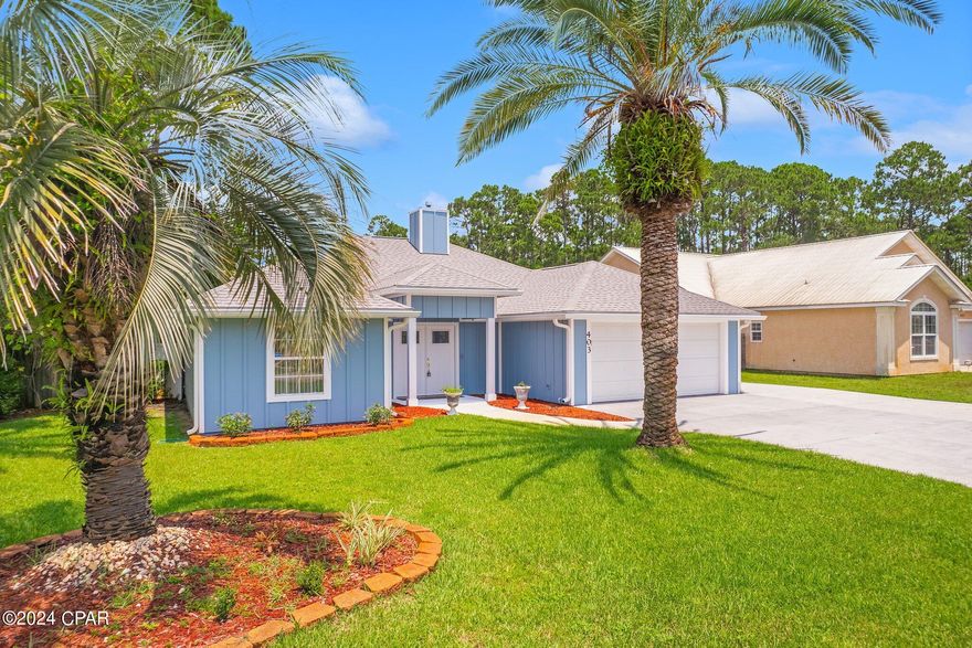 CURRENTLY UNDER CONTRACT, SELLER WILL CONSIDER BACKUP OFFERS
Beautiful, cozy & classic 3 bedroom/2 bath home in Colony Club on Panama City Beach!  
This home features an open living concept & a split bedroom floor plan. Brand new roof in 2023! New Hardie Board all around the exterior!  New HVAC 2022.  New front door 2023. New pool pump 2023! New Rainbird sprinkler 2023!  And with a separate irrigation well, you'll never have to pay for watering your lawn!
The spacious, enclosed, heated & cooled Florida room adds to the square footage of the home & the Florida lifestyle! You can relax in your in-ground pool which is completely screened in to keep away the bugs! Low maintenance yard! Move-in ready! Have an RV or a boat?  Park it on the oversized driveway - no HOA! Schedule your tour today!