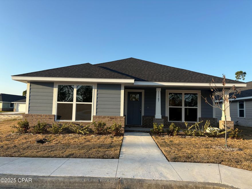 Come Experience The Difference with Adams Homes in this versatile family floorplan. Includes granite countertops, CoreTec Pro Plus flooring, a sprinkler system, and a rear-load two car garage. Enjoy Florida's great outdoors by calling this peaceful waterfront community home. From kayaking and fishing, to boating East Bay can accommodate it all. With beautiful intracoastal views this community is just 20 minutes from Tyndall AFB, 37 minutes to Mexico Beach, or a short boat ride to Shell Island.