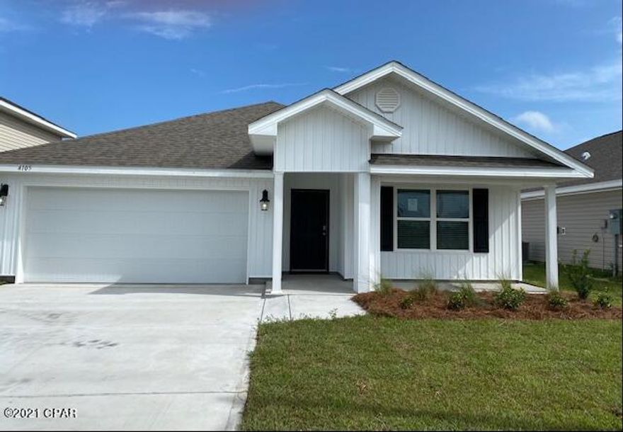 As you enter this Cali floorplan, you will find quality paint with orange peel textured walls and traditional 8' ceilings. Vinyl flooring throughout all common areas of the home and carpet in all bedrooms. The kitchen has a center island and includes a pantry, beautiful stained cabinetry and durable laminate countertops. Pictures, photographs, floor plans, elevations, features, colors and sizes are approximate for illustration purposes only and will vary from the homes as built. Home and community information including pricing, included features, terms, availability and amenities are subject to change and prior sale at any time without notice or obligation. For Move-In/Completion Estimates: Ready dates are estimates only. Timing of completion of construction and buyer move-in are subject to contingencies contained in home purchase agreement and governing jurisdictions issuance of a certificate of occupancy and may change due to forces majeures and other delays or disruptions outside the reasonable control of the Builder.