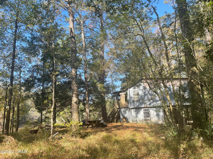 This valuable piece of property overlooking the Choctawhatchee River is the perfect 'getaway' location for recreational enjoyment or just to come and relax from the daily wind and grind.  Come and fish, bring a boat, bring a kayak, or just come to hunt.  Located very close to several natural springs and many miles of open access waterways this is beauty in its natural state. This .94 acre property is heavily wooded with luscious trees so if privacy and serenity is what you seek this is the perfect property for you.  The dwelling on the property needs improvements so the structure holds no value.  The Redbug Lake community is also perfect for short term rentals so potential for earning investment income is good.  Come join the wildlife, enjoy the peace, and the river in the country!