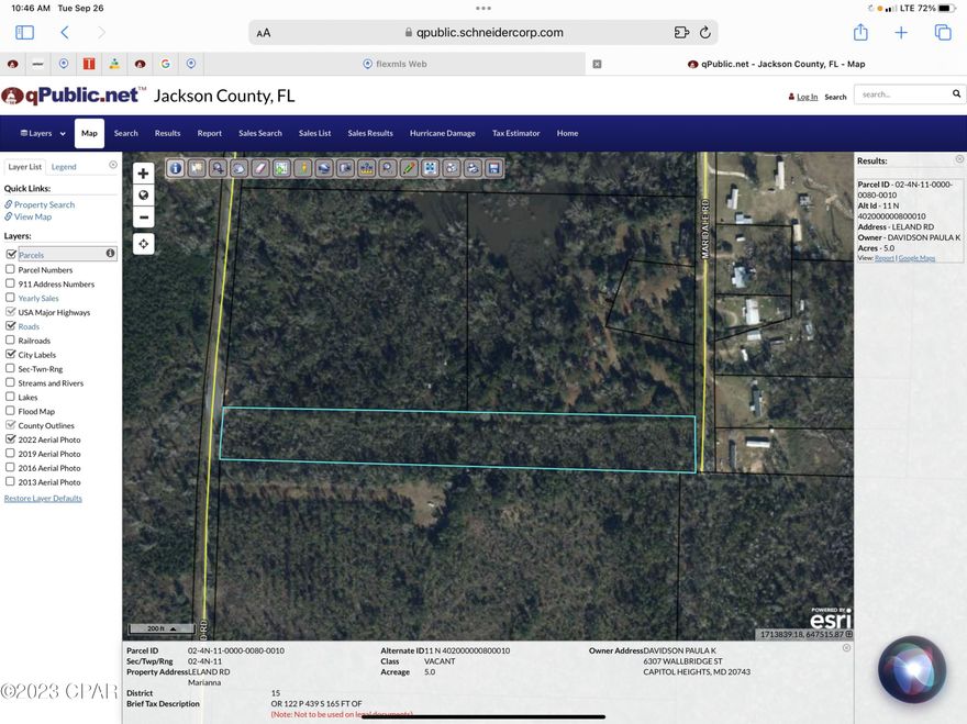 Want quiet country living?  5.0 acres +\-  of land with a road at each end for ingress & egress.  Would make a great place to build your home with acreage left over for hobby farming.  Drive by today to see what this property has to offer.