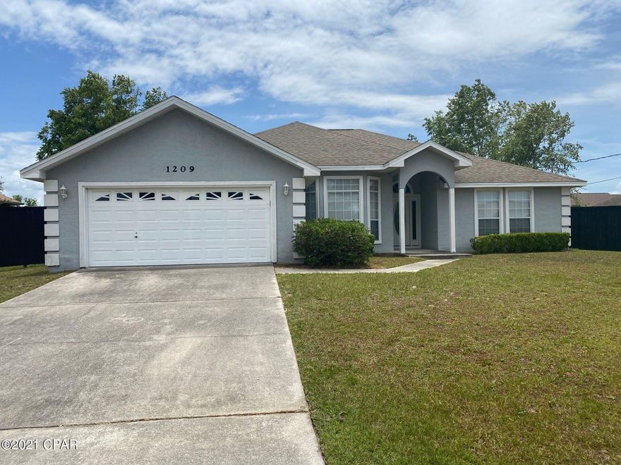 This 4 bedroom, 2 bath home features over 2000 sq feet of living space, the large lot is fully fenced and pool! Split bedroom floor plan with large open kitchen and eat-in bar area. The master suite features double vanities, a separate shower/whirlpool tub, and a large walk-in closet. The owner has installed solar panels to save on energy costs.