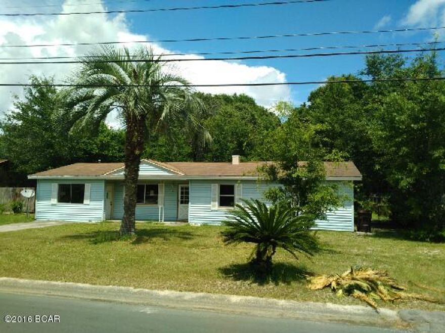 NICE 3 BEDROOM, 2 BATHROOM HOME IN PANAMA CITY, close to shopping and highway access!! This home is being sold ''AS-IS''. Ready to renovate - come make it your own!! All appliances included! Great layout, inside laundry, and large backyard with utility shed. HOME WARRANTY INCLUDED!! This is NOT a short sale or a bank owned property. This is a GREAT HOME that is PRICED TO SELL!! Come see it TODAY!!