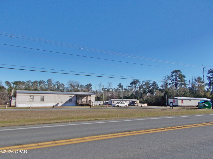 Amazing investment opportunity, this property has 9, 2 bed 2 bath mobile homes all rented and in good shape on 5 ac paved road just minutes from town.  Call agent for info.