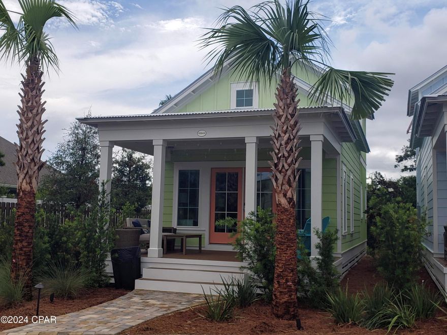 Be among the first to discover this thoughtfully curated and efficiently designed home in a charming ''surf village'' at Margaritaville Beach Cottage Resort in Panama City Beach.   The Longboard plan lets you connect and gather on your front porch or step inside to explore 760 sf of heated/cooled space perfectly designed to fit your every need.  These charming tiny homes feature a bedroom with a king bed and bath on the first floor and built-in full over full bunk beds on the 2nd level. Located in the exciting new Margaritaville Beach Cottage Resort, homeowners and their rental guest will have a hard time deciding what to do first; you can relax in the huge resort pool, take a trip around the 425 ft long lazy river, ride down one of two waterslides, soak in the sun on the 580 feet of dedicated beach, have a margarita and cheeseburger from the grill, play games on the lawn, watch outdoor movies and much, much more.  Don't miss your opportunity to enjoy everything the Margaritaville lifestyle has to offer!

The homes are a single family residence on a land condo.  Water, trash, landscaping, TV, Internet and phone are all included. In addition, Club dues are $150/month and membership is mandatory for all homeowners. Total HOA, Condo and Club fees are $2068/quarter.

We anticipate construction for these homes will be complete around Spring 2024.