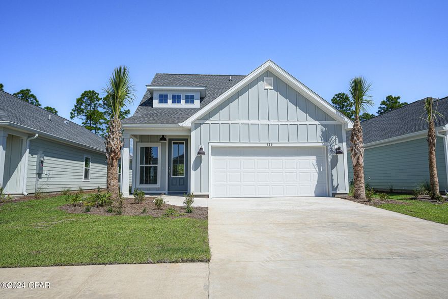 Each of our homes includes 9' high ceilings in the main living area, bountiful natural light, quartz countertops, and innovative technology. Breakfast Point is one of Panama City Beach's most desirable communities just 2.5 miles from the Miller County Pier over the Gulf of Mexico, and a safe walk through the neighborhood to Breakfast Point Academy. At Grove Park and Paseo Park you can enjoy the community's biking and walking trails.