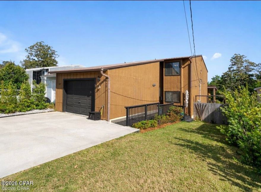 Welcome to this beautifully maintained lakefront townhome situated on a spacious lot. 4915 S Lakewood Drive offers the perfect blend of comfort, functionality, and Florida charm. This property features a well-designed floor plan with generous living spaces, ideal for both everyday living and entertaining.

The home boasts a bright and inviting interior with abundant natural light through the newly added french doors to the balcony, a spacious kitchen with ample cabinetry, and a cozy living area perfect for gathering with family and friends. The primary suite provides a relaxing retreat, complete with a private bath. 

Step outside to enjoy the outdoor activities, fishing, gardening, or simply relaxing in your own private space. Conveniently located just minutes from shopping, dining, schools, and Tyndall Air Force Base, this home offers both tranquility and accessibility.

Whether you're a first-time buyer, downsizing, or looking for an investment opportunity, this property is a must see. Book your private showing today.