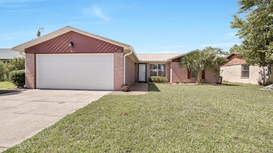 Well kept home close to Tyndall AFB! This home has 3 bedrooms and 2 full baths. The split floor plan has an open concept family room and kitchen at the heart of the home. Easily entertain on the large patio with a screen enclosure - enjoy the outdoors, bug free! There is a large yard building for storage, a privacy fence, and a 2 car garage. Metal roof adds to the beauty of the home and it's curb appeal!