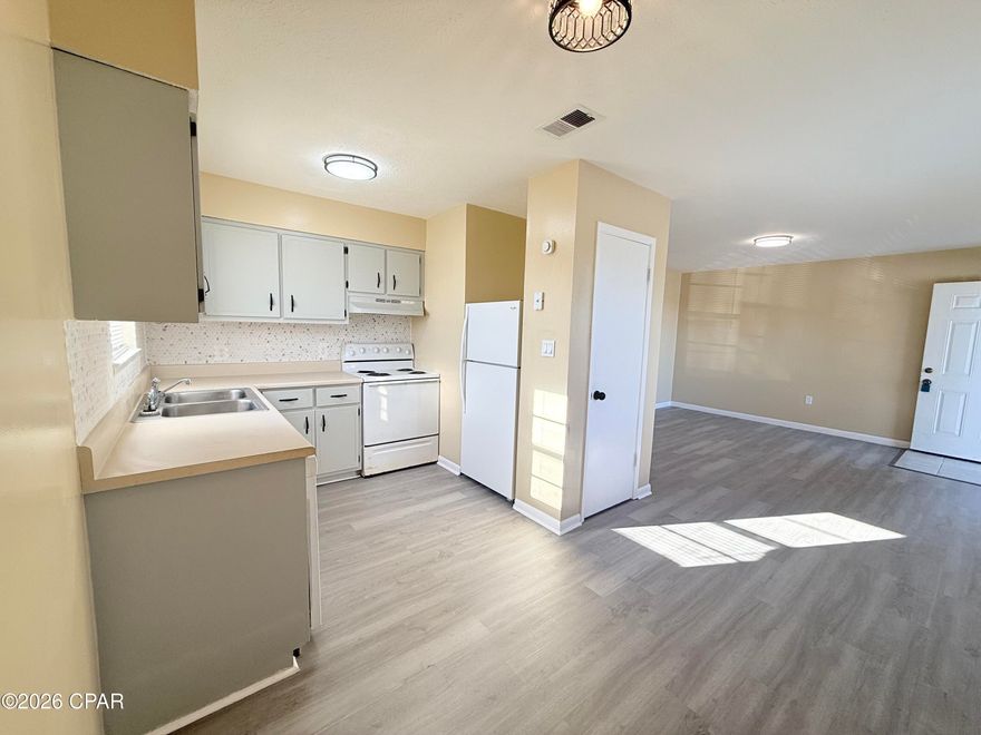 Recently updated and move-in ready, this beautifully refreshed unit at 506 N 11th St, Unit A1 offers modern improvements and comfortable living in a convenient Panama City location. The home features newly redone flooring throughout, creating a clean, updated feel and making the space both stylish and easy to maintain.

The kitchen has been enhanced with a newly installed backsplash, adding a modern touch and elevating the overall look of the space. The functional layout provides a comfortable flow for everyday living, with natural light that creates a bright and welcoming atmosphere.

Conveniently located near shopping, dining, schools, and downtown Panama City, this home also offers an easy commute to Tyndall Air Force Base, making it an excellent option for military personnel and base employees. Public transportation pick-up and drop-off locations are within walking distance, providing added convenience for daily commuting.

This updated unit offers an excellent combination of modern upgrades, accessibility, and location.

Schedule your showing today -- updated units in this location do not stay available for long.