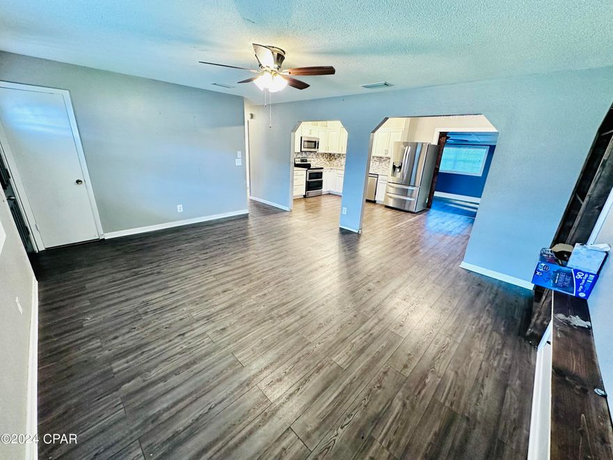 'CURRENTLY UNDER CONTRACT, SELLER WILL CONSIDER BACKUP OFFERS'

Centrally located in Panama City, this spacious three-bedroom, two-bathroom home offers easy access to the beach in under 20 minutes, downtown shopping in less than five minutes, and a large backyard perfect for storing your toys, boats, and cars. Additionally, the property features a pole barn. With no HOA fees!