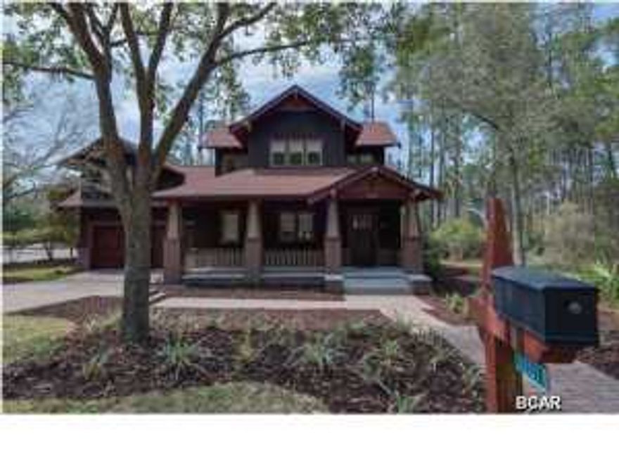 A $10,000 Landscaping Renovation to this great Walt Chancey designed Signature Home located at Prospect Point in Wild Heron just in time for Spring!! This lovely residence is on a freshwater pond and also offers views of Lake Powell! Large front and back porches provide great outdoor space to enjoy the private back yard or views of the Under the Oaks Park, yet so close to all the amenities of Prospect Point including the community pool, fitness center and Boat House. High-end interior finishes include all hardwood floors throughout, Gas Fireplace with TV cabinet, window seats, kitchen Farm Sink and roll-out pantry. The Master Suite is very spacious with it's own private porch and a view that will make a great spot for your morning coffee or evening sunsets! The bonus room on the