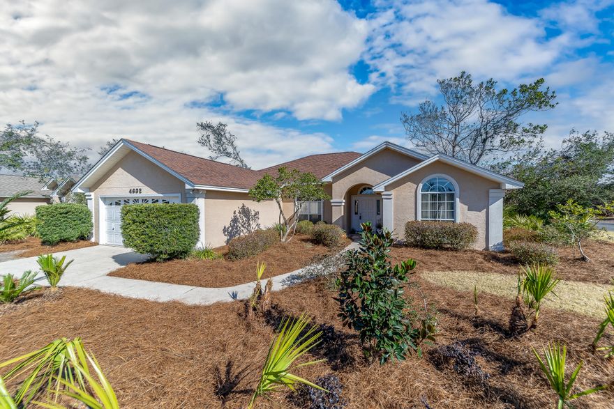 CURRENTLY UNDER CONTRACT, SELLER ACCEPTING BACKUP OFFERS.Best home price in Upper Grand Lagoon! Spacious home in the desirable Delwood community near Bay Point! Beautifully landscaped corner lot, 3 bedrooms, large screened porch and 2-Car garage! Spacious and open living / dining. The kitchen is large with abundant counter space. The master suite is separated for privacy and features a large walk-in closet and bath with double vanity, separate soaking tub and large walk-in shower. The master also has french doors opening directly to the screened porch. Spacious secondary bedrooms have large closets, and there is also a ton of additional storage throughout this home. Great location convenient  to shopping, restaurants, Navy Base and short trip to the white sandy beach. Seller will even incl