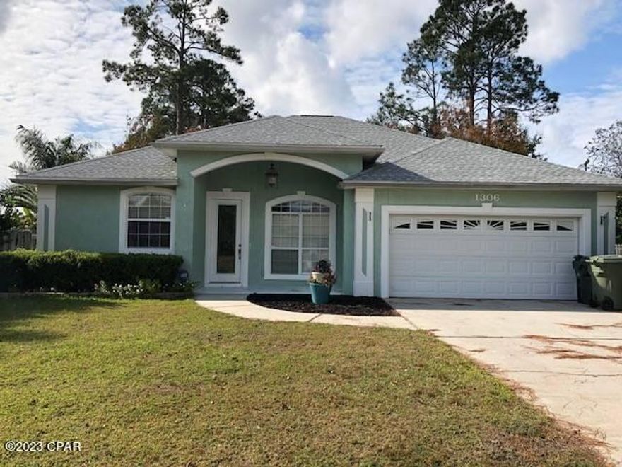 Welcome to this beautiful home in the serene locale of Lynn Haven, FL!

This property boasts four spacious bedrooms and three full bathrooms, offering ample space for comfort and relaxation. The house comes with a variety of amenities that enhance its appeal. The interior features ceiling fans for those warm Florida days, and a convenient eat-in kitchen with a breakfast bar for casual dining. The laundry/utility room adds to the functionality of the home. The exterior is just as impressive with a two-car garage, a covered front patio perfect for morning coffee, and a covered back patio ideal for evening relaxation. The fenced backyard ensures privacy while the exterior storage shed provides extra space for your storage needs!

The star of the show is the in-ground pool, a perfect spot for cooling off during the summer. As an added bonus, pool service is included, so you can enjoy without the hassle of maintenance!

This home truly offers a blend of comfort, convenience, and luxury!

-----------------------------------------------------------------------------

**1/2 OFF 1st Month's Rent!**
also...
**1/2 OFF Security Deposit for Active-Duty Military!**

*Pool Service Included!*

*ALL pets are subject to owner approval & non-refundable fees.*

*GAS = Appliances*