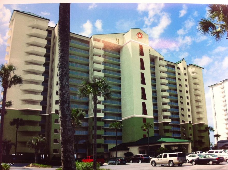 This one bedroom with one bath gulf front condominium with bedroom and living room overlooking the beach is located within Long Beach Resort.