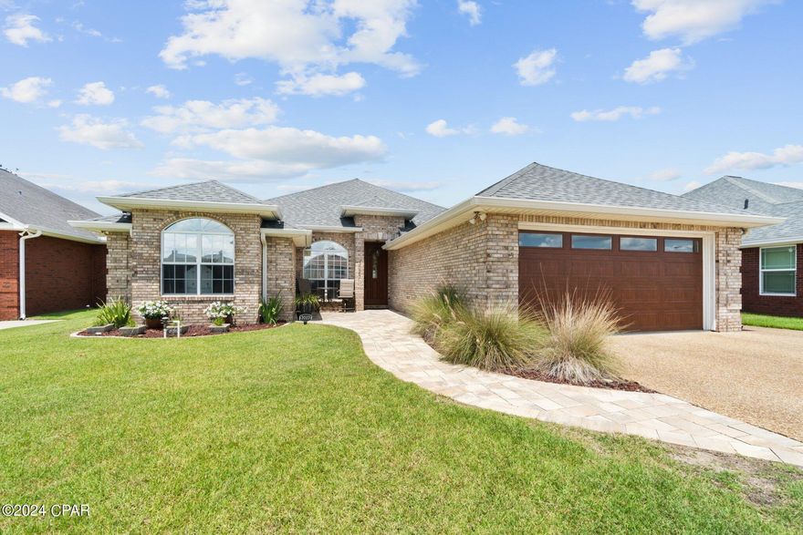 Beautiful All Brick home for lease in the Panama Country Club. Overlooking the 5th tee box. This 4 bedroom, 2 bath home has a spacious floorplan with luxury vinyl plank throughout. Granite countertops and custom backsplash. Two car garage with side entrance for a golf cart. Fantastic location, in the heart of Lynn Haven. Must fill out an application prior to viewing. Must pass background and credit check. 2650.00 Security deposit.
