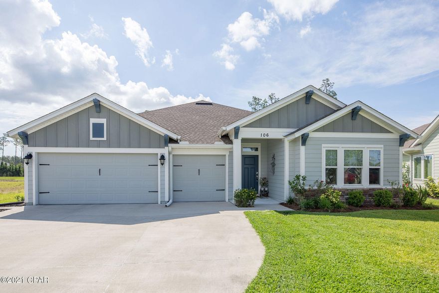 CURRENTLY UNDER CONTRACT, SELLER ACCEPTING BACKUP OFFERS Extremely rare FIVE bedroom waterfront Breakfast Point home! This is the very popular Tracewood floorplan built by David Weekley homes. The office / den area has been converted to a 5th bedroom with a closet so it can be used as a bedroom or an office with storage! Large master has gorgeous water views and bedroom #3 features an en suite private bathroom as well. Huge 3 car garage offers plenty of storage with room to grow. Plenty of upgrades in this home and the hot tub and whole house generator can be included with an acceptable offer! Don't miss out on this chance to pick up a David Weekley built home, in an established and quiet area of Breakfast Point with an extra bedroom and plenty of room to grow! Schedule your showing today!