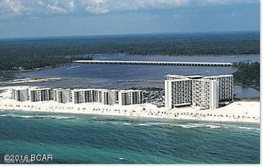 Remarks: Beautiful Gulf views from this 2 bedroom, 2.5 bath unit that also overlooks Lake Powell. The unit is on the 5th floor of Pinnacle Port's Tower building and comes fully furnished. It has been a rental for a number of years and has a good rental history. Pinnacle Port Resort is situated on a 25+ acre site within a beautiful gated community having a large beach frontage! The complex has lots of amenities including two swimming pools, tennis courts sauna/steam room, fitness room, its own private freshwater dock with boat slips boat launch and wi-fi. Please note that the Association fees include electricity for heating, cooling and hot water. The owner pays a small electricity bill for lighting and appliances only.