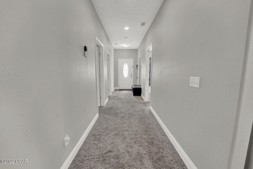 West End 4 bedroom, 3 bath home built in 2016! Short Term Rentals Allowed! This home features just over 2000 sqft of exquisite space. This open floor plan features a top-of-the-line kitchen with stainless appliances, stainless vent hood, hardwood shaker cabinets, and quartz countertops. The kitchen opens up into a large great room with plenty of space for entertaining. The master suite has plenty of room and his and her closets. The ensuite master bathroom features a double vanity, with quartz top, tiled floors, and a tiled back splashed bathtub, and a large walk-in tiled shower. The home also features a large laundry room with lots of storage. The 3 guest bedrooms are large and feature tall windows for plenty of natural light. The two guest bathrooms have quartz topped vanities, and shower tub combos. This home has been well taken care of and it shows!