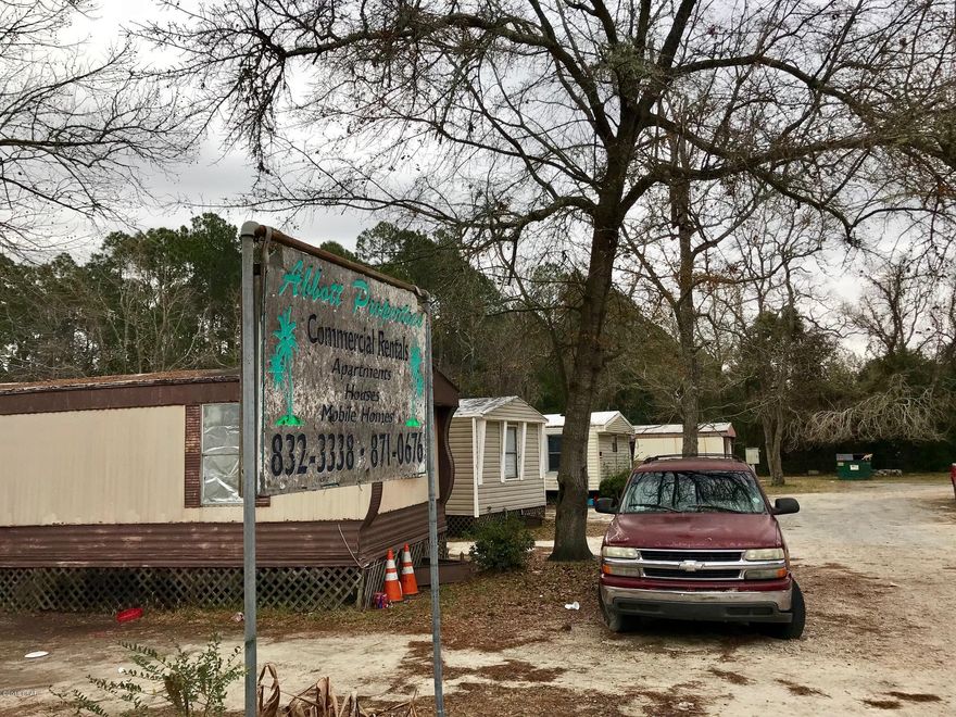 Income producing mobile home park. 11 pads, 10 mobile homes. Room for the next investor to add value by increasing rents to market rate and bringing in another home to fill the vacant pad. Not many of these available, wont last long! This along with two other parks are available to purchase as a package deal, see MLS #667569.