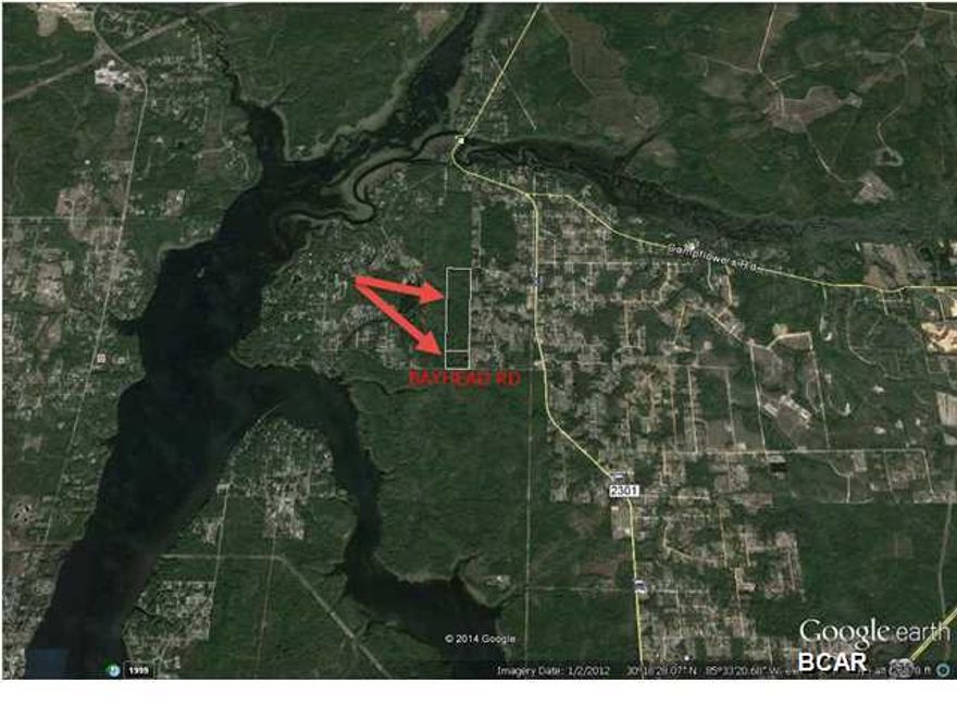76 acres off of Bay Head Rd with +/- 900 feet of road frontage. Great land that is close to town that would be great for horse ranch, recreational, or other agriculture uses. This is for two parcels: 05289-000-000 (Zoned AG-1) and 05436-000-000 (Zoned R1)