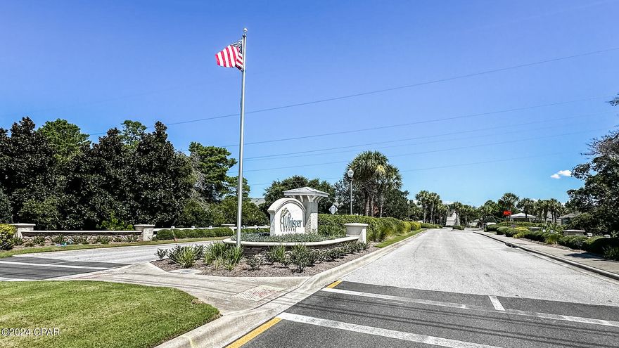Beautiful 2 story home in sought after Whisper Dunes located on the West end of PCB. This 4 bedroom with 3 baths offers easy living with the open floor plan with plenty of room for entertaining or just enjoying a quiet night at home. Off the living room you can relax on your screened porch overlooking the conservation area. Show off your culinary skills in this very spacious kitchen with plenty of room to move around. The master bedroom is located on the main level with an ensuite that is handicap assessable. There is a large walk in closet and double vanities. The two additional bedrooms are on the main level with a shared bath. Upstairs you will find a fourth bedroom with a private bath this would be perfect for a day sleeper, craft room or guests. Just a short walk to the community pool - just waiting for you to jump in! If you do not like yard work you are in luck ~ your yard work is taken care of front and back! This community is just a short drive to 30-A or to our beautiful beaches.
