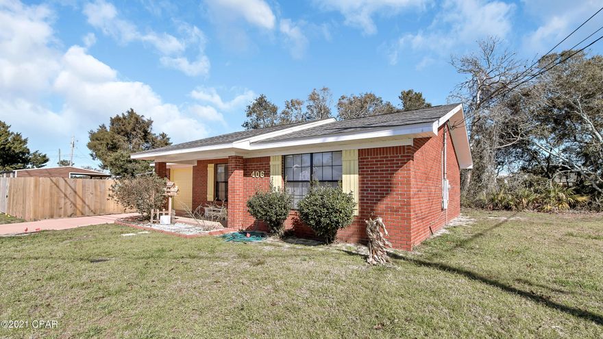 This home is turnkey and ready to move in. It would make a great home, 2nd home, or short term rental. No HOA or restrictions in this subdivision. This cozy 2 bedroom, 2 bath property has been in the same family since it was built in 1992. You will find a very well-cared-for property that has a newer A/C, Roof, Appliances, Water Heater, Front Door and Back Door, Countertops, Ceiling Fans, LVP Flooring, and Wood Fence with a gate. There is a pad for your golf cart and charging station. Bring your boat or jet skis and launch them in nearby Lake Powell. The property is walking distance to the beach and Sunnyside Grill. Take a 5-minute drive to Historic 30A Highway or a 10-Minute Drive to Pier Park shopping and restaurants.