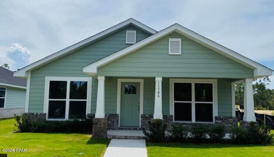 Come Experience The Difference with Adams Homes in this versatile family floorplan. Includes granite countertops, CoreTec Pro Plus flooring, a sprinkler system, and a rear-load two car garage. Enjoy Florida's great outdoors by calling this peaceful waterfront community home. From kayaking and fishing, to boating East Bay can accommodate it all. With beautiful intracoastal views this community is just 20 minutes from Tyndall AFB, 37 minutes to Mexico Beach, or a short boat ride to Shell Island.