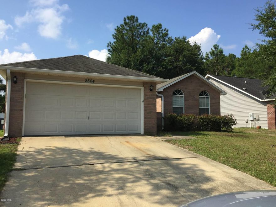 This home is located in Panama City near Lynn Haven. This a brick and vinyl home featuring a 2 car garage and covered patio. This also features an open floor plan with cathedral ceilings, breakfast area, and laundry room. Home is centrally located and convenient to schools and shopping.



*Gas hot water heater and furnace*



*All pets are part of the application process and subject to the homeowner's approval*



*1/2 off security deposit for active military*



*Pest control included*