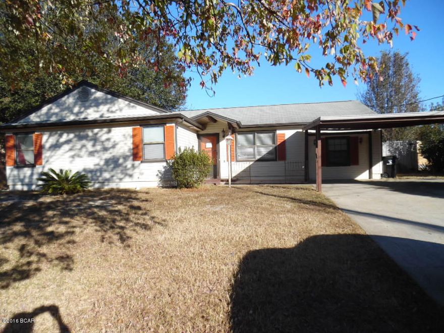 This is a four bedroom 2 bath on nice lot. Privacy fenced back yard, with very nice shed. This home is located close to many restaurants and shopping. Very close to Super Walmart in Callaway.  This is a fantastic deal and will not last long.