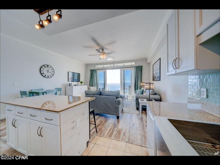 I am excited to share with you an incredible property that I believe would be perfect for you. I currently have a stunning PENTHOUSE 1 bedroom, 2 bath condo with a bunk room that has barn door for privacy with a bathroom available for sale. The condo spans across 1,047 sq ft and is move-in ready and will sleep 6-8 people. It is also part of a rental program, making it an excellent investment opportunity. One of the standout features of this property is its breathtaking Gulf View. Imagine waking up to the sound of waves crashing and enjoying your morning coffee on the balcony, while taking in the panoramic views of the Gulf. It truly is a sight to behold. As you step inside this condo, you will find that it comes completely furnished. Every room has been tastefully decorated, creating a warm and inviting atmosphere. Whether you plan to use this condo for yourself or as a vacation rental, you won't have to worry about the hassle of furnishing it. What sets this condo apart from others is the unparalleled amenities it offers. There are not one, but five unique pools for you to enjoy. Whether you prefer lounging by the poolside or taking a refreshing dip, you will have plenty of options. Additionally, there is a dedicated kids' funscape playground, ensuring that the little ones are entertained as well. Staying active is also a breeze with the gulf view fitness center. You can work out while admiring the stunning view, making exercising feel like a luxury experience. The covered garage parking provides convenience and protection for your vehicles. I must mention the nightly fountain and light show that takes place on the property. It is a visual spectacle that adds a touch of magic to your evenings. If this sounds like the perfect condo for you, I would be more than happy to provide further details or schedule a viewing, or call your favorite real estate agent today!