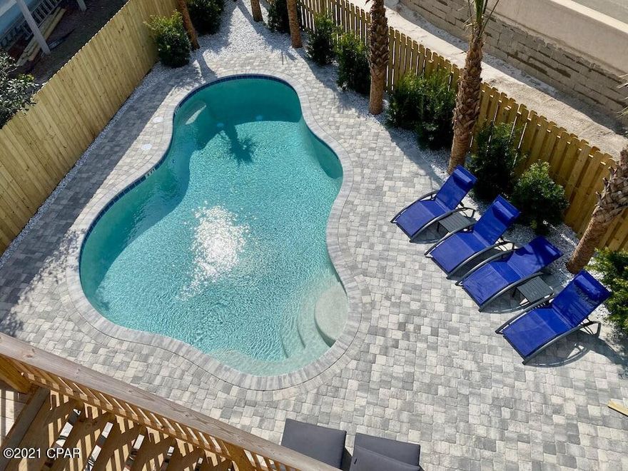 **HIGHEST & BEST DUE WED 7/7 AT 6PM**

VACATION RENTAL DREAM! This newly-renovated pool home with gulf views, private beach path & private beach will make for a perfect investment! Currently being rented as a short-term rental.

Home was completely remodeled in 2021 with EXCELLENT revenue as a short term vacation rental.

House features 2 new AC unites, fully remodeled bathrooms, new soft close custom 42 inch kitchen cabinets and high-end granite, new vinyl plank flooring as well as immaculate original hardwood floors on main floor. New lighting, new paint, new decking & fence, extended parking pad, BRAND NEW POOL installed w/ heater & automated system, new irrigation, sod, & landscape lighting.

Low HOAs ($350/year)! This home is worth seeing, call your agent today!