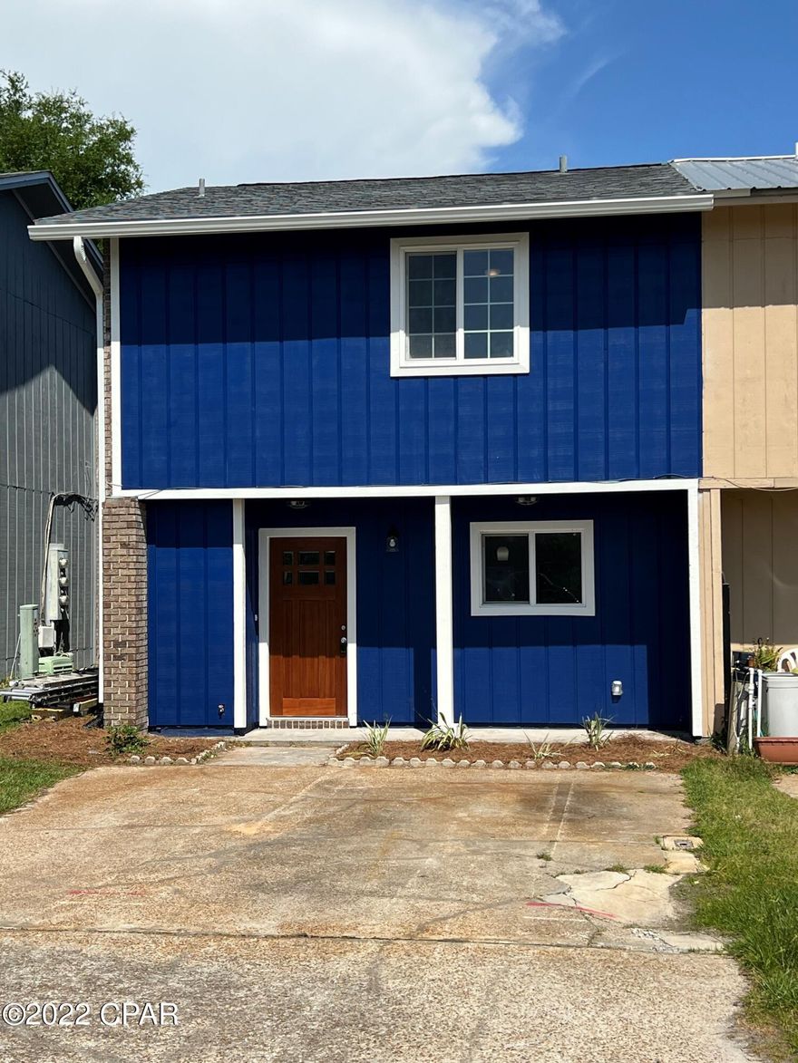 Do not miss out on this COMPLETELY renovated townhome!! Centrally located in Panama City makes it convenient to get to any part of town in just minutes. This location is within a couple miles from both hospitals, banks, restaurants, schools, shopping, grocery, and more. 



Boasting a long list of brand new upgrades including NEW kitchen cabinets, granite countertops, luxury vinyl flooring throughout, all exterior doors, gutters, and so much more!! All of these updates were done working under a permit and with a General Contractor. Ask for a copy of the updates list that is attached to the MLS. This townhome also comes with a fenced in backyard.



Enough driveway space for 4 vehicles and NO HOA!! 



Contact your favorite local Real Estate Agent today to schedule your private showing