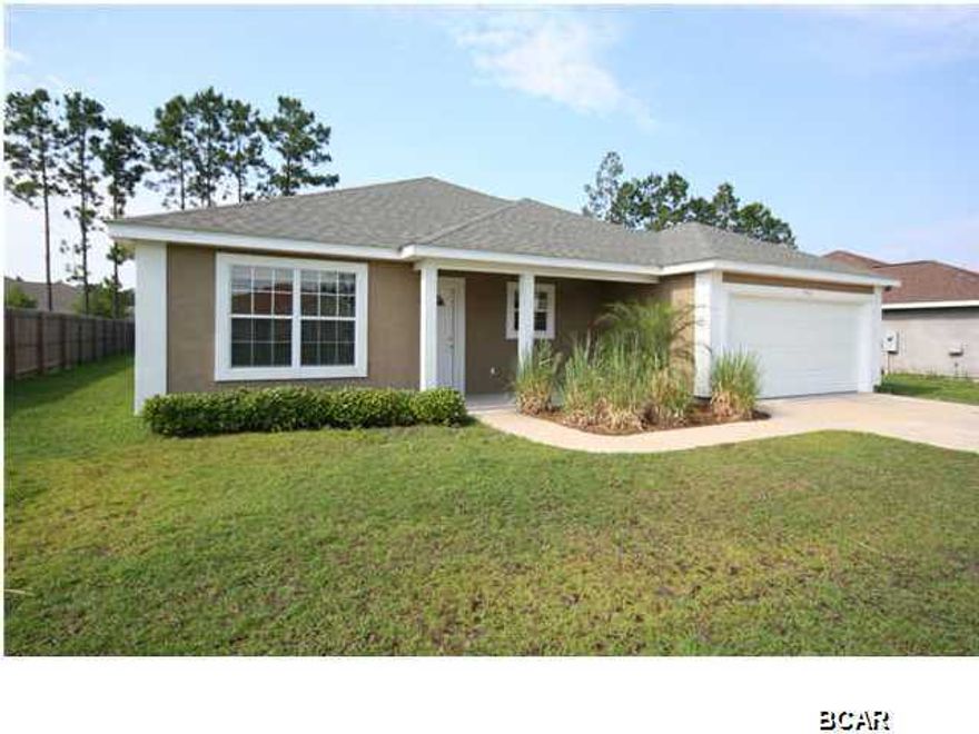 What a great price on a 4 bedroom home! This newly built home is laid out perfectly with a split floorplan and large open living/dining area. There is nice covered back porch with a fenced back yard. Two car garage and large laundry area included. Located within walking distance to two schools and near up and coming new developments. Just a short drive to TAFB and parks and recreation.