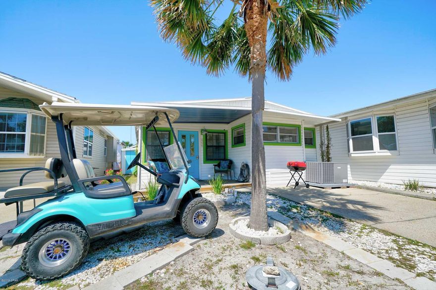 Check out this adorable 2 bedroom 1 bath Venture Out home.This home has been tastefully decorated and has a great layout. Wonderful location within the resort.  Just bring your swimsuit and get ready to relax. Venture Out has 300' on the beautiful pristine beaches of the Gulf of Mexico and 1,000' on the Grand Lagoon. Venture Out has something for everyone. With two salt water pools fishing pier, boat ramp, mini golf, children's play​​‌​​​​‌​‌​​​​‌​​‌​​​​‌‌ ground.