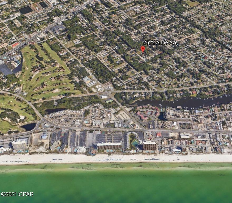 Investors and Builders! Here's your chance to own 2/3 of an acre in Panama City Beach on 2 lots. R2 zoning allows homes, duplexes, townhomes, daycare. Build up to 9 Homes, according to zoning (15 Units per acre Max). Desirable Flood Zone X. 



Sewer Available. Currently has 3 electric poles with meters, several septic systems, and has public water. 



Older Mobile on site, currently rented month to month. Storage structure on site is frame built and damaged. No value given to structures. 



Near beaches, shopping, dining, recreation, Zooworld, and more. Excellent rental income area. Panama City Beach is growing fast!



Additional parcel included: 2616 Anne Ave. Parcel # 27813-031-000