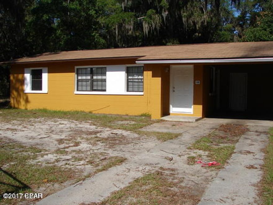 Cinder block home; Home includes standard closets, driveway and carport, and rear chain link fence. Home is all electric and conveniently located.



All measurements are approximate.
